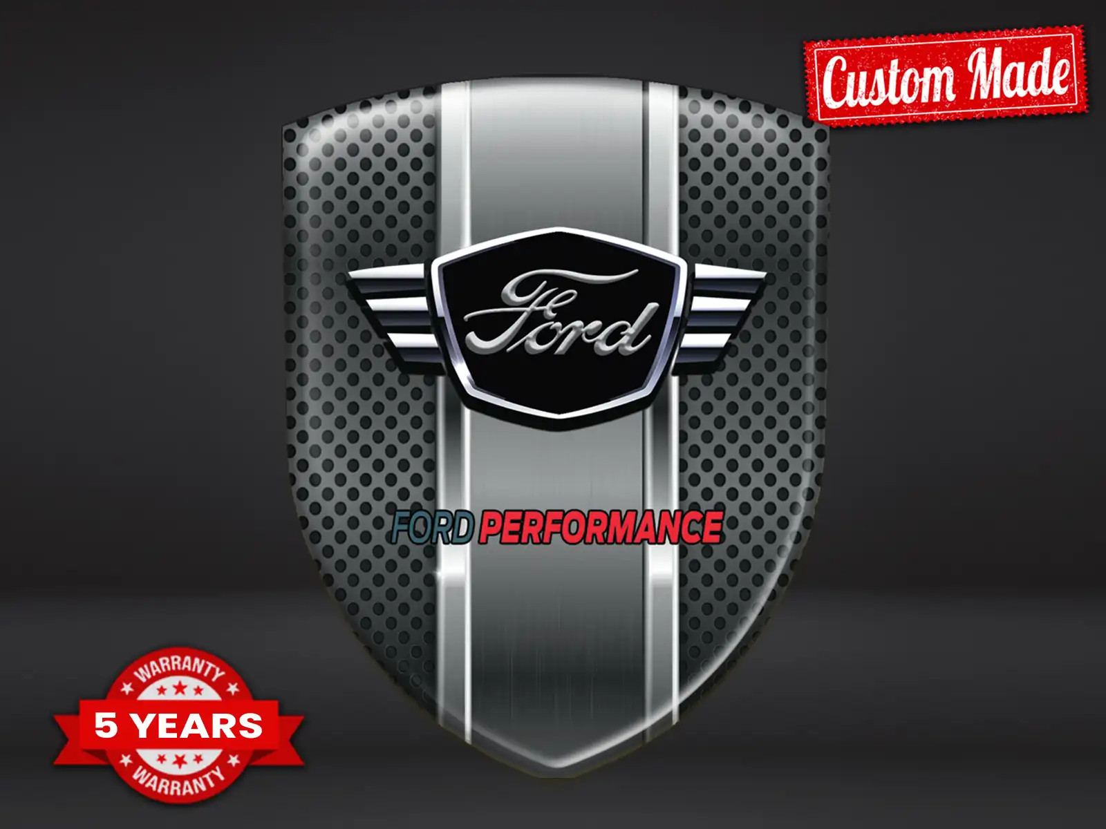Ford Domes Label Custom Design Edle Dome Aufkleber
